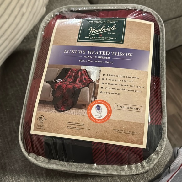 Woolrich Bedding Brand New Luxury Heated Throw Poshmark